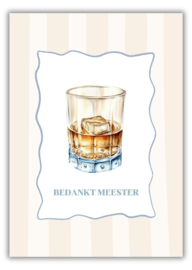 Wenskaart - Bedankt meester - Joke Ontwerpt