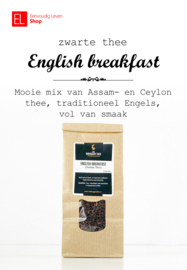 Thee  • Zwarte thee • English breakfast • 50 gram