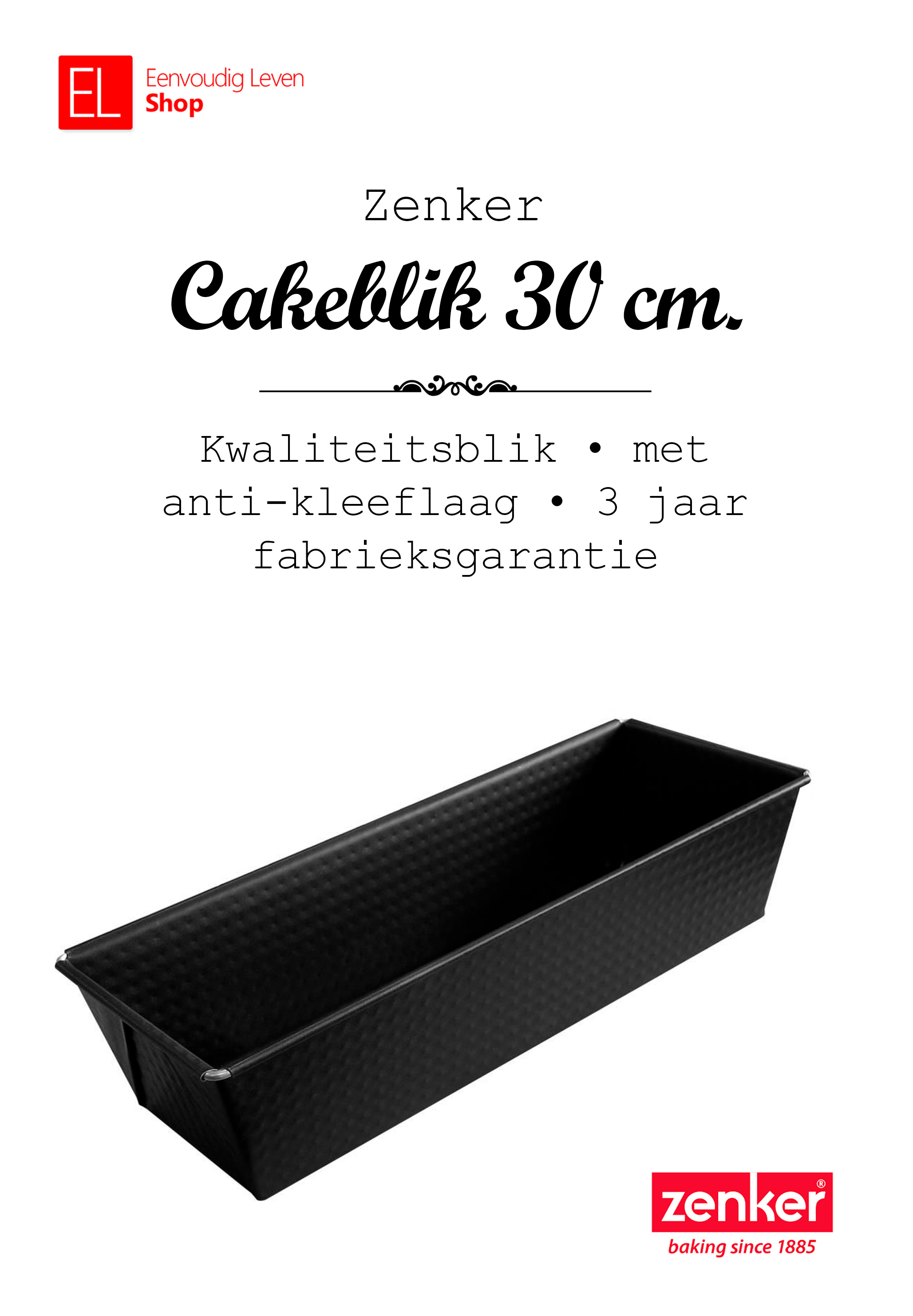 Bakvorm - Cakevorm - 30 cm - Dr. Oetker