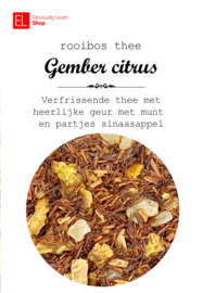 Thee  • Rooibos • Gember Citrus • 50 gram