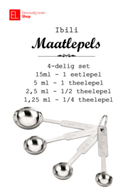 Maatlepels - Ibili  - Set met 4 stuks