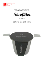Teamasters Theezeef - Theefilter - Ultralight RVS - Fijnmazig