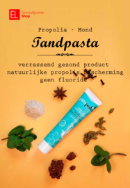 Propolia - Mond - Tandpasta met propolis en mint - zonder fluoride