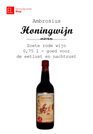 Wijn - Honingkruidenwijn - Rood - 75 cl