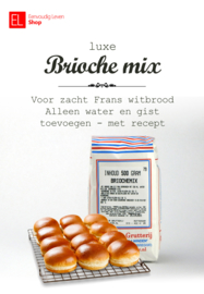 Broodmix - Brioche - Zeer zacht en zoet frans witbrood - met recept