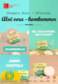 Shampoo Bars - After sun - Aloë vera - komkommer