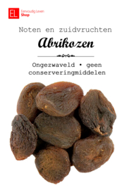 Vruchten - Abrikozen - ongezwaveld - uit Turkije - 250 gr