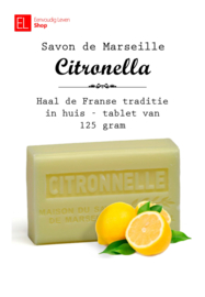 Savon de Marseille - 125 gram - Citronella