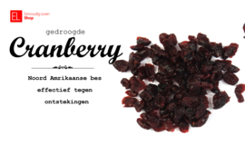 Vruchten - Cranberries - gedroogd - 300 gram