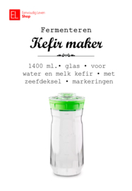 Kefirko - Kefirmaker - Zowel melk- als waterkefir - 1400 ml