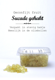 Geconfijt fruit - sucade - 100 gram - gehakt