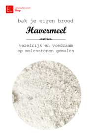 Havermeel - 1 kg - op molenstenen gemalen