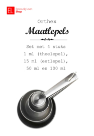 Maatlepels - Orthex - Set met 4 stuks