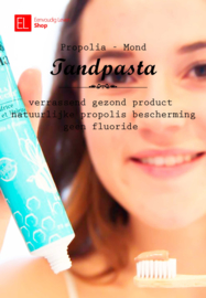 Propolia - Mond - Tandpasta met propolis en mint - zonder fluoride