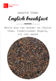 Thee  • Zwarte thee • English breakfast • 50 gram