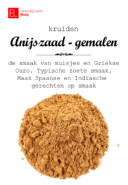 Kruiden - Anijszaad - gemalen  - 40 gram