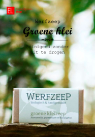 Zeep - Werfzeep - Groene kleizeep