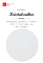 Suiker - Kristalsuiker speciaal - extra fijn - 1 kilo
