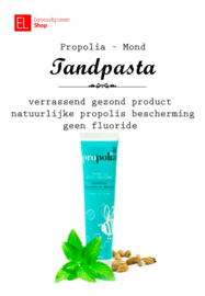 Propolia - Mond - Tandpasta met propolis en mint - zonder fluoride