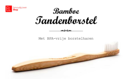 Tandenborstel - Bamboe - Wit
