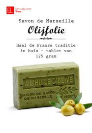 Savon de Marseille - 125 gram - Olijfolie