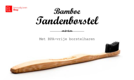 Tandenborstel - Bamboe - Zwart