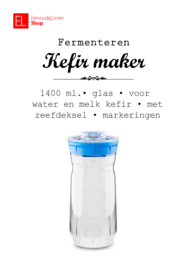 Kefirko - Kefirmaker - Zowel melk- als waterkefir - 1400 ml