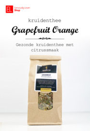 Thee  • Kruiden thee •  Grapefruit Orange • 50 gram