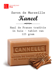 Savon de Marseille - 125 gram - Kaneel