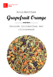 Thee  • Kruiden thee •  Grapefruit Orange • 50 gram