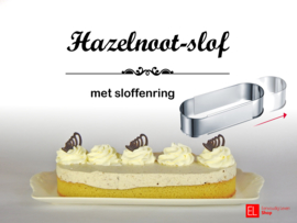 Bakpakket - Slof - Hazelnootslof - met sloffenring - 600 gram