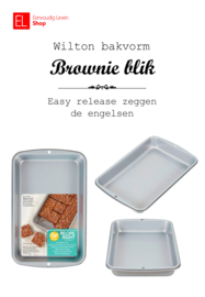 Bakvorm - Brownie blik