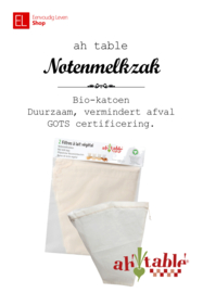 Notenmelkzak van biokatoen