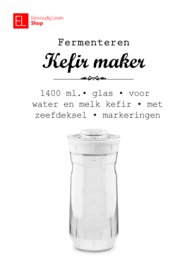 Kefirko - Kefirmaker - Zowel melk- als waterkefir - 1400 ml
