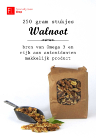 Noten - Walnoten - stukjes - 250 gram