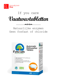 Vaatwastabletten - If you care - 40 tabletten