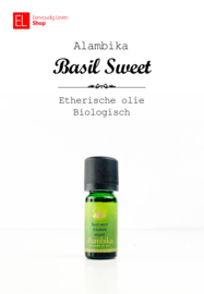 Alambika- etherische olie - biologisch - zoete basilicum - Basil Sweet - 10 ml