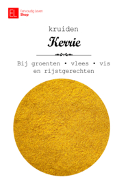 Kruiden - Kerrie - engelse - e-nummervrij - 80 gram