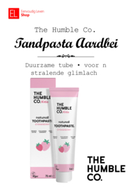 Tandpasta - Natuurlijke - Aardbei - for kids - 75 ml