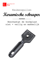 Schraper • Orthex • Voor een Stralend Schone Kookplaat