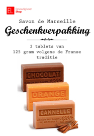 Savon de Marseille - geschenkpakket "Warm" - Choc/Sinas/Kaneel