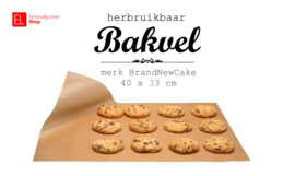 Bakvel - herbruikbaar - Brand New Cake - 40x33 cm