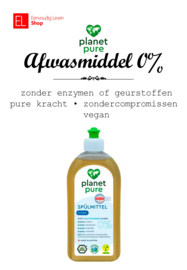 Afwasmiddel - Planet Pure - 0% ZERO