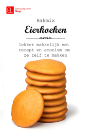 Bakmix - Eierkoeken - met recept en bakje bakammonium