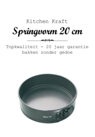 Bakvorm - Springvorm  - 20 cm - 20 jaar garantie!