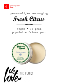 Deo - We Love the Planet - Balm Fresh Citrus - Vegan - Sensitive