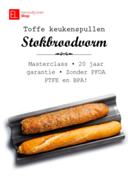 Bakvorm - Stokbroodvorm - Masterclass - 2-delig 39cm