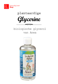 Plantaardige glycerine (glyserol) van Anae - biologisch