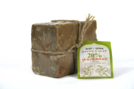 Savon Alep I extra traditionel d'huile de laurier naturel (200 gr.), 20% laurierolie