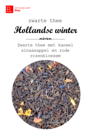 Thee  • Zwarte thee • Hollandse winter • 50 gram